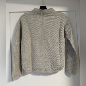 Babaton light grey mock neck sweater